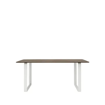 Table à manger 70/70 170x85 cm - Solid smoked oak-White - Muuto