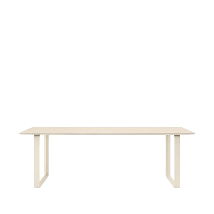 Table à manger 70/70 225x90 cm - Sand laminate-Plywood-Sand - Muuto