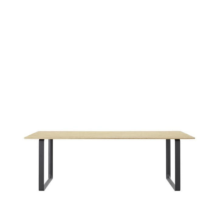 Table à manger 70/70 225x90 cm - Solid oak-Black - Muuto