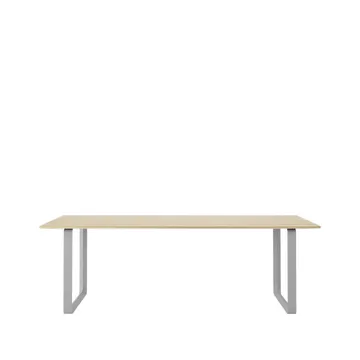 Table à manger 70/70 225x90 cm - Solid oak-Grey - Muuto