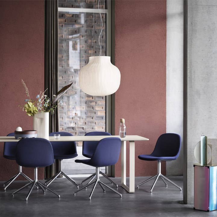 Table à manger 70/70 225x90 cm, Solid oak-Grey Muuto