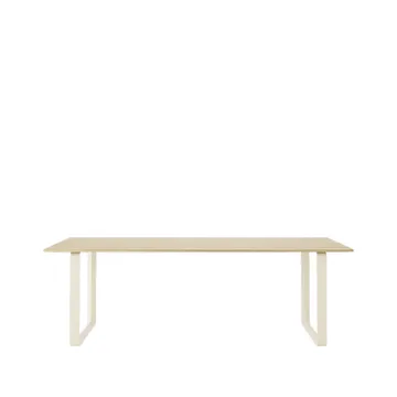 Table à manger 70/70 225x90 cm - Solid oak-Sand - Muuto