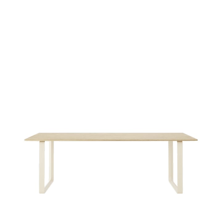 Table à manger 70/70 225x90 cm - Solid oak-Sand - Muuto