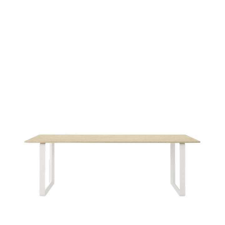 Table à manger 70/70 225x90 cm - Solid oak-White - Muuto