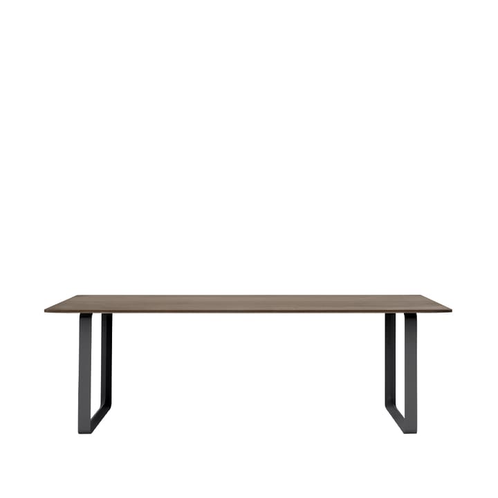 Table à manger 70/70 225x90 cm - Solid smoked oak-Black - Muuto