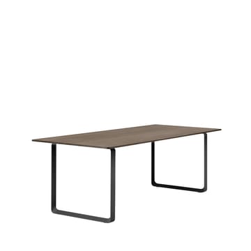 Table à manger 70/70 225x90 cm - Solid smoked oak-Black - Muuto