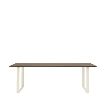 Table à manger 70/70 225x90 cm - Solid smoked oak-Sand - Muuto