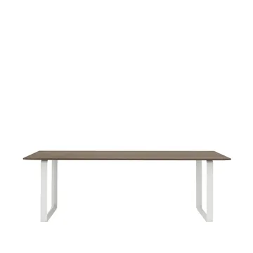 Table à manger 70/70 225x90 cm - Solid smoked oak-White - Muuto