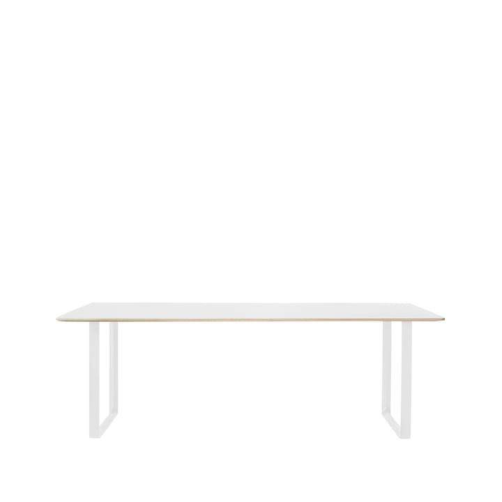 Table à manger 70/70 225x90 cm - White laminate-Plywood-White - Muuto
