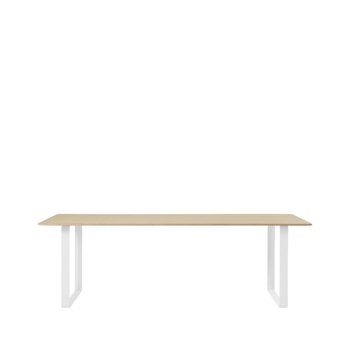 Table à manger 70/70 255x108 cm - Oak veener-Plywood-White - Muuto