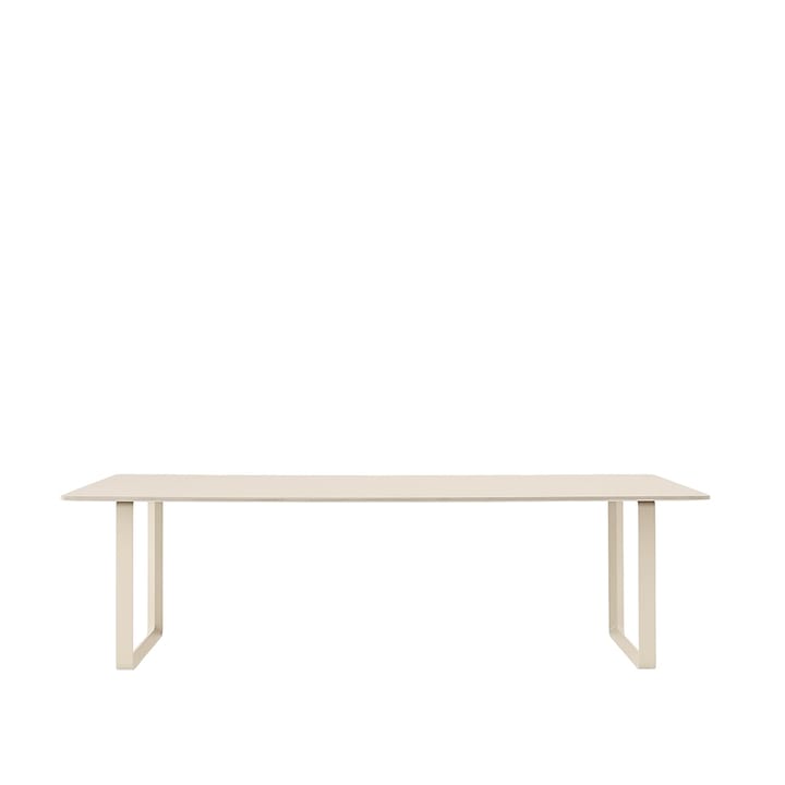 Table à manger 70/70 255x108 cm - Sand laminate-Plywood-Sand - Muuto