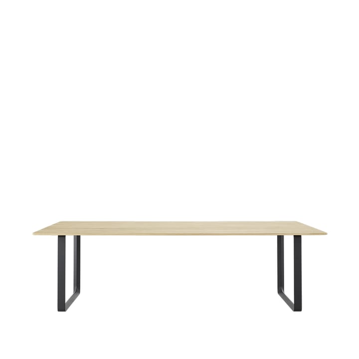 Table à manger 70/70 255x108 cm - Solid oak-Black - Muuto