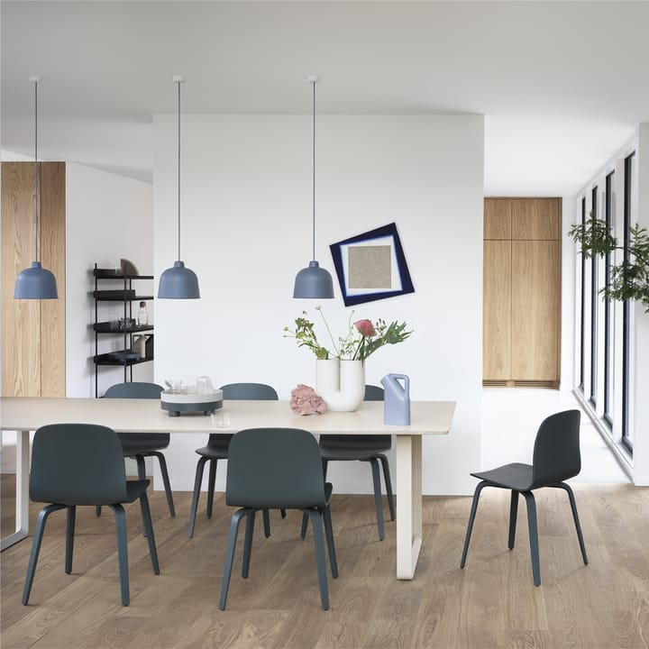 Table à manger 70/70 255x108 cm, Solid oak-Grey Muuto