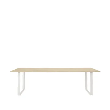 Table à manger 70/70 255x108 cm - Solid oak-White - Muuto