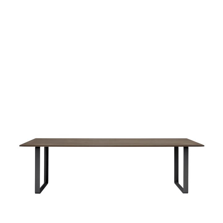 Table à manger 70/70 255x108 cm - Solid smoked oak-Black - Muuto