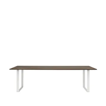 Table à manger 70/70 255x108 cm - Solid smoked oak-White - Muuto