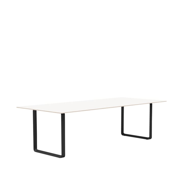 Table à manger 70/70 255x108 cm - White laminate-Plywood-Black - Muuto