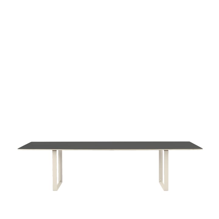 Table à manger 70/70 295x108 cm - Black linoleum-Plywood-Sand - Muuto