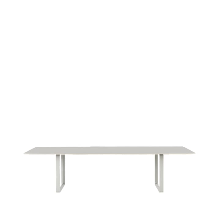 Table à manger 70/70 295x108 cm - Grey linoleum-Plywood-Grey - Muuto
