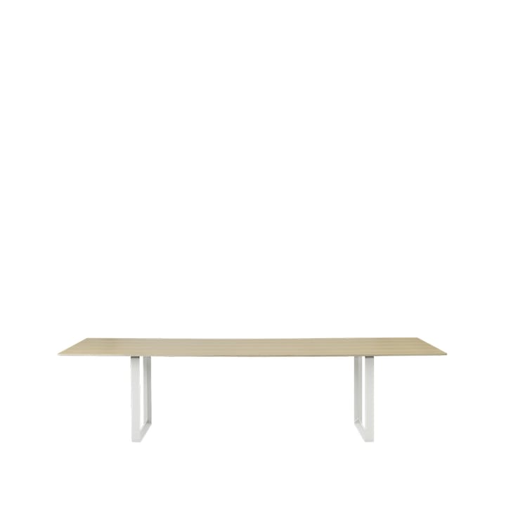 Table à manger 70/70 295x108 cm - Oak veneer-Plywood-White - Muuto