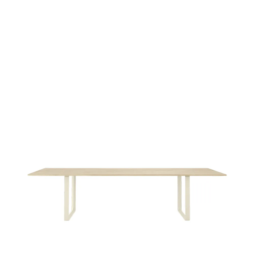 Table à manger 70/70 295x108 cm, Solid oak-Sand Muuto