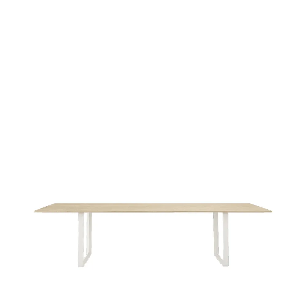 Table à manger 70/70 295x108 cm, Solid oak-White Muuto