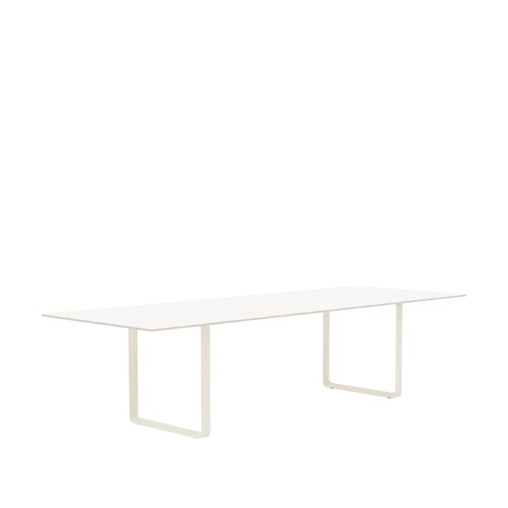 Table à manger 70/70 295x108 cm - White laminate-Plywood-Sand - Muuto