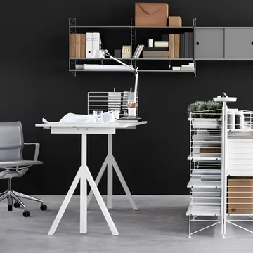 Table à manger Base - black, bord en contreplaqué, 140x80 cm - Muuto