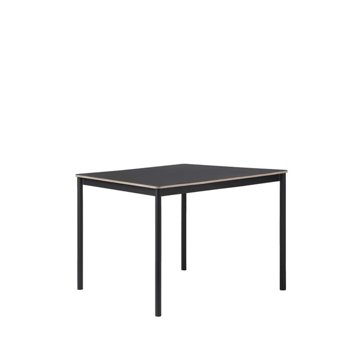 Table à manger Base - black, bord en contreplaqué, 140x80 cm - Muuto