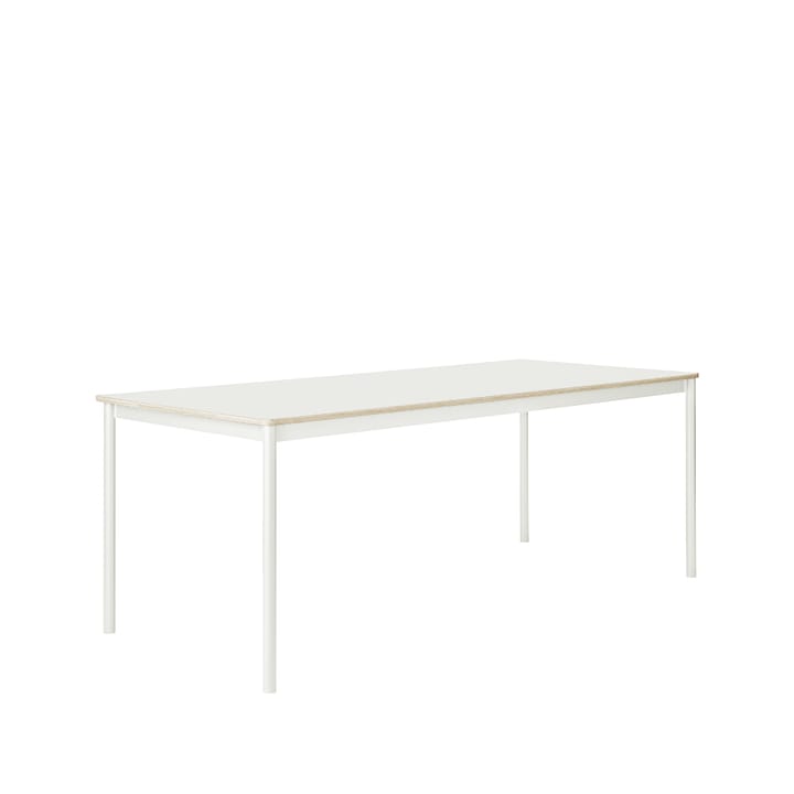 Table à manger Base - white, bord en contreplaqué, 190x85 cm - Muuto
