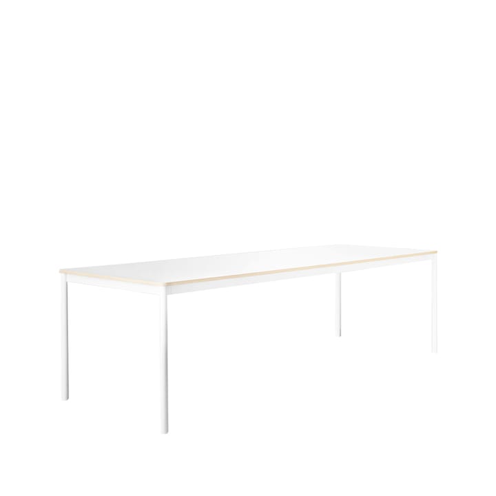 Table à manger Base - white, bord en contreplaqué, 250x90 cm - Muuto