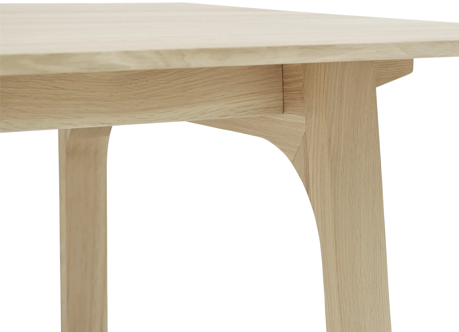 Table à manger extensible Earnest 205x100 cm, Oiled oak Muuto
