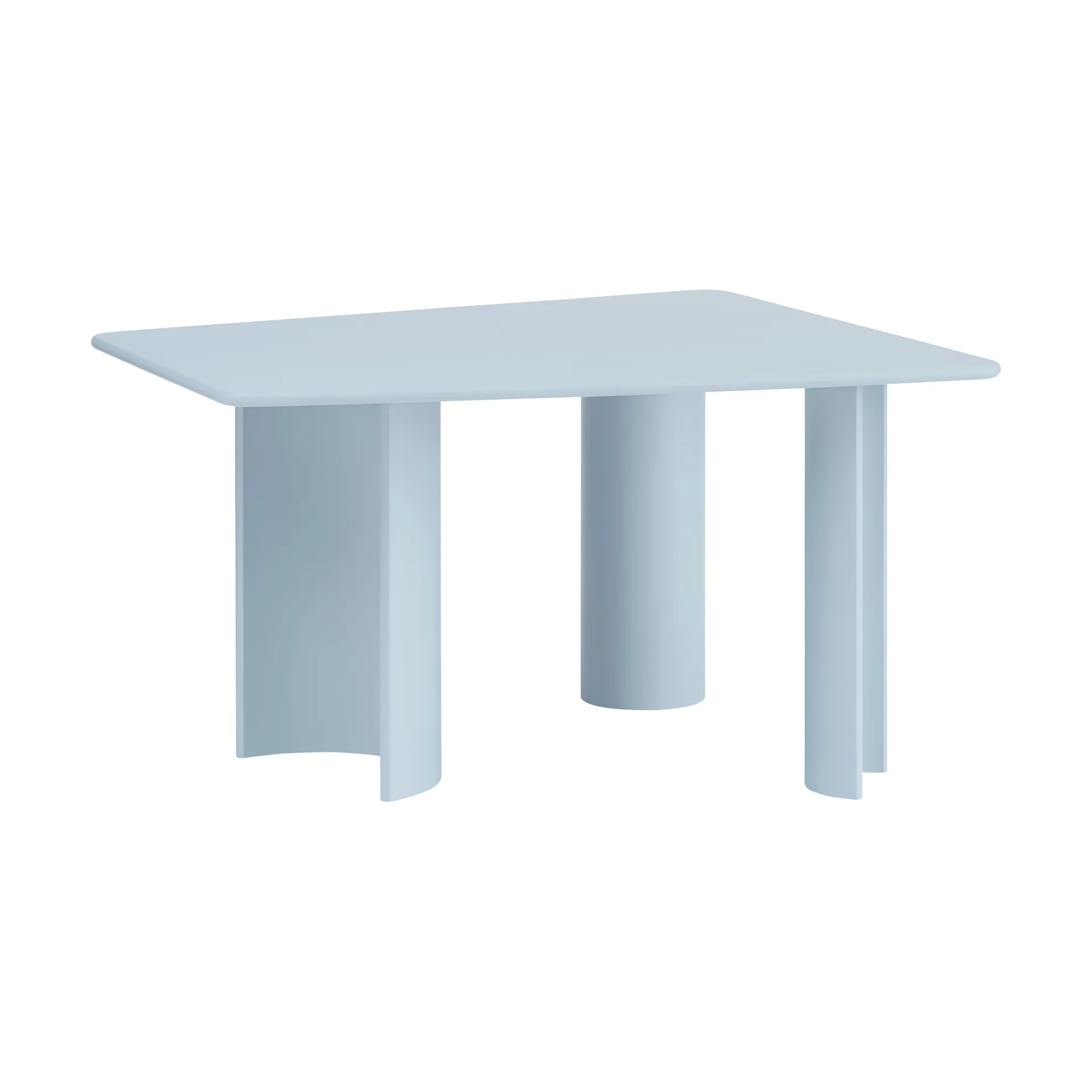 Table à manger Re-norm, Bleu clair, 130x120 cm Muuto