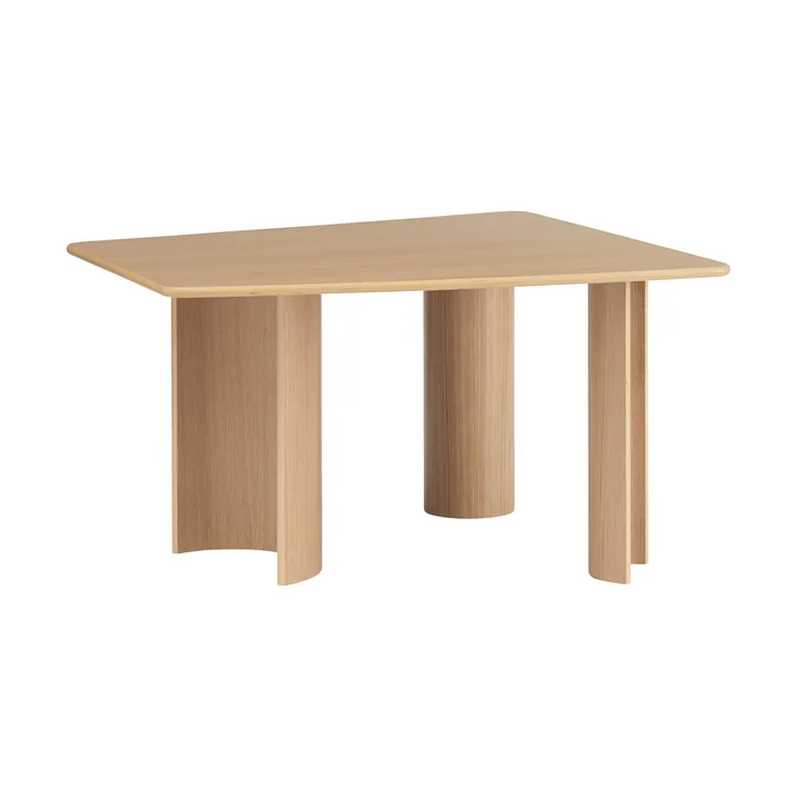 Table à manger Re-norm - Placage chêne laqué, 130x120 cm - Muuto