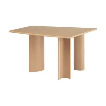 Table à manger Re-norm - Placage chêne laqué, 130x120 cm - Muuto