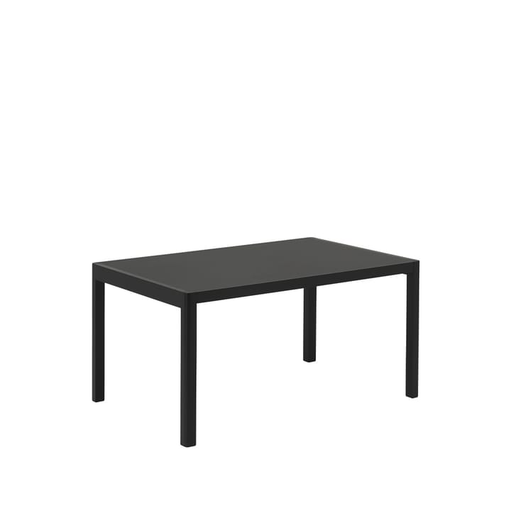Table à manger Workshop - Black linoleum-Black 140x92 cm - Muuto