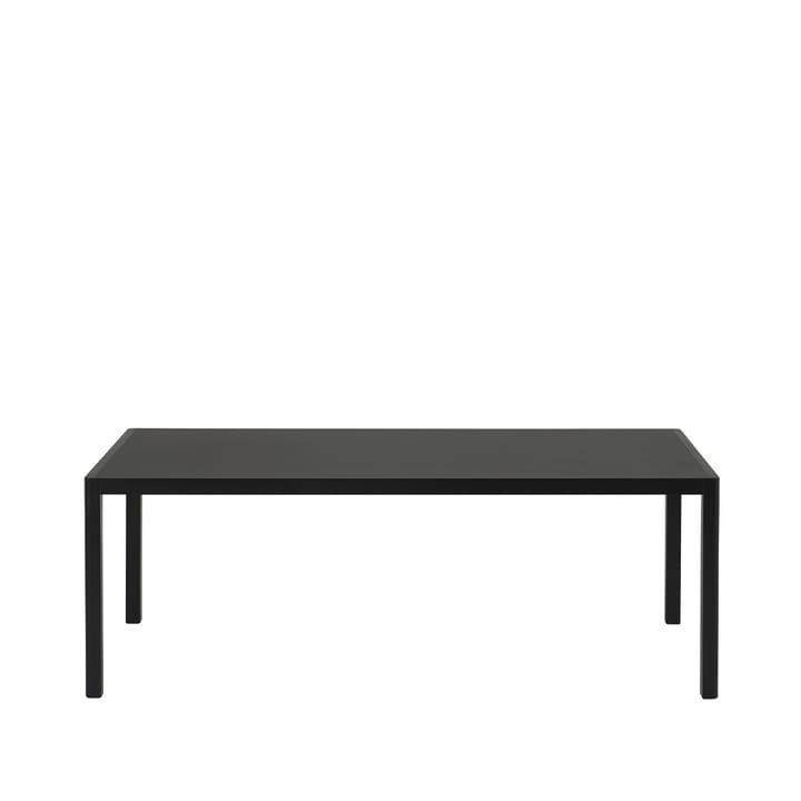 Table à manger Workshop - Black linoleum-Black 200x92 cm - Muuto