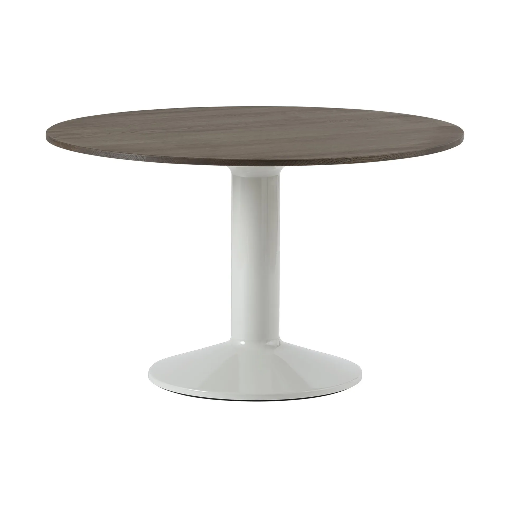 Table à pied central Midst, Dark oiled oak-grey, Ø120 cm Muuto