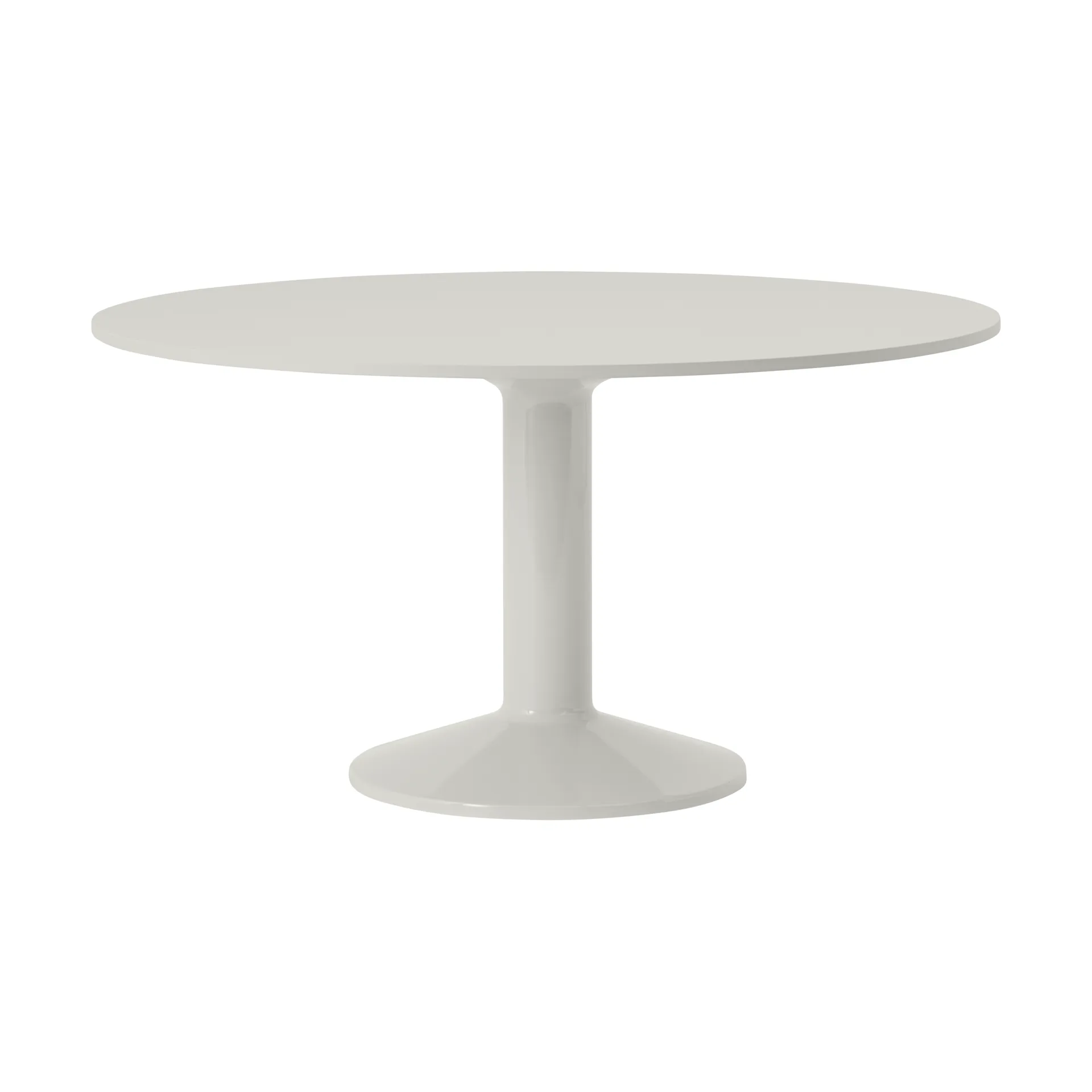 Table à pied central Midst, Grey linoleum-grey, Ø140 cm Muuto