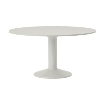 Table à pied central Midst - Grey linoleum-grey, Ø140 cm - Muuto