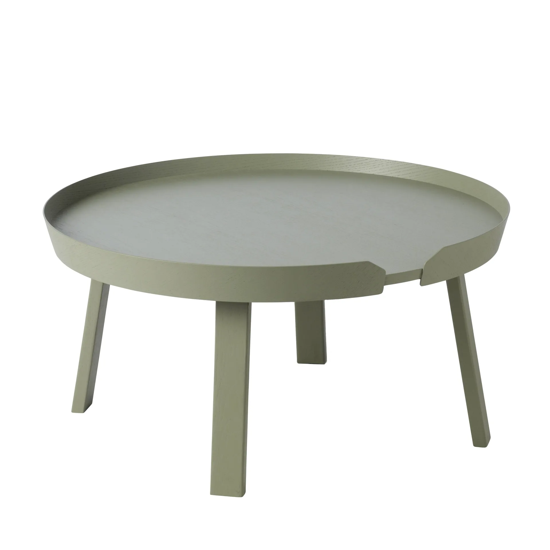 Table Around grande, dusty green (vert) Muuto