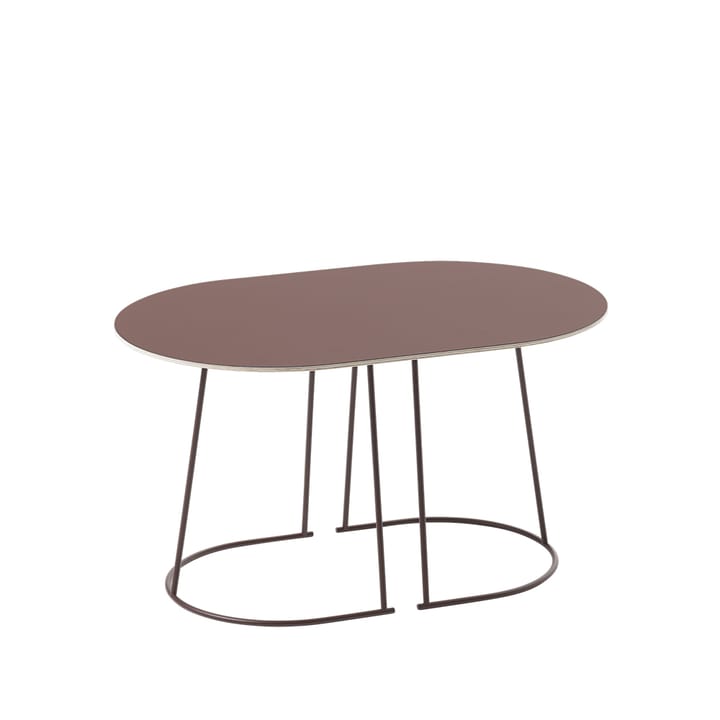 Table basse Airy ovale - plum, nanolaminé, small
 - Muuto