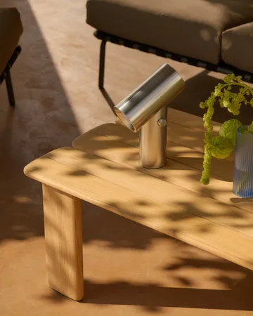 Table basse Assemble - Teck, 135x55 cm - Muuto