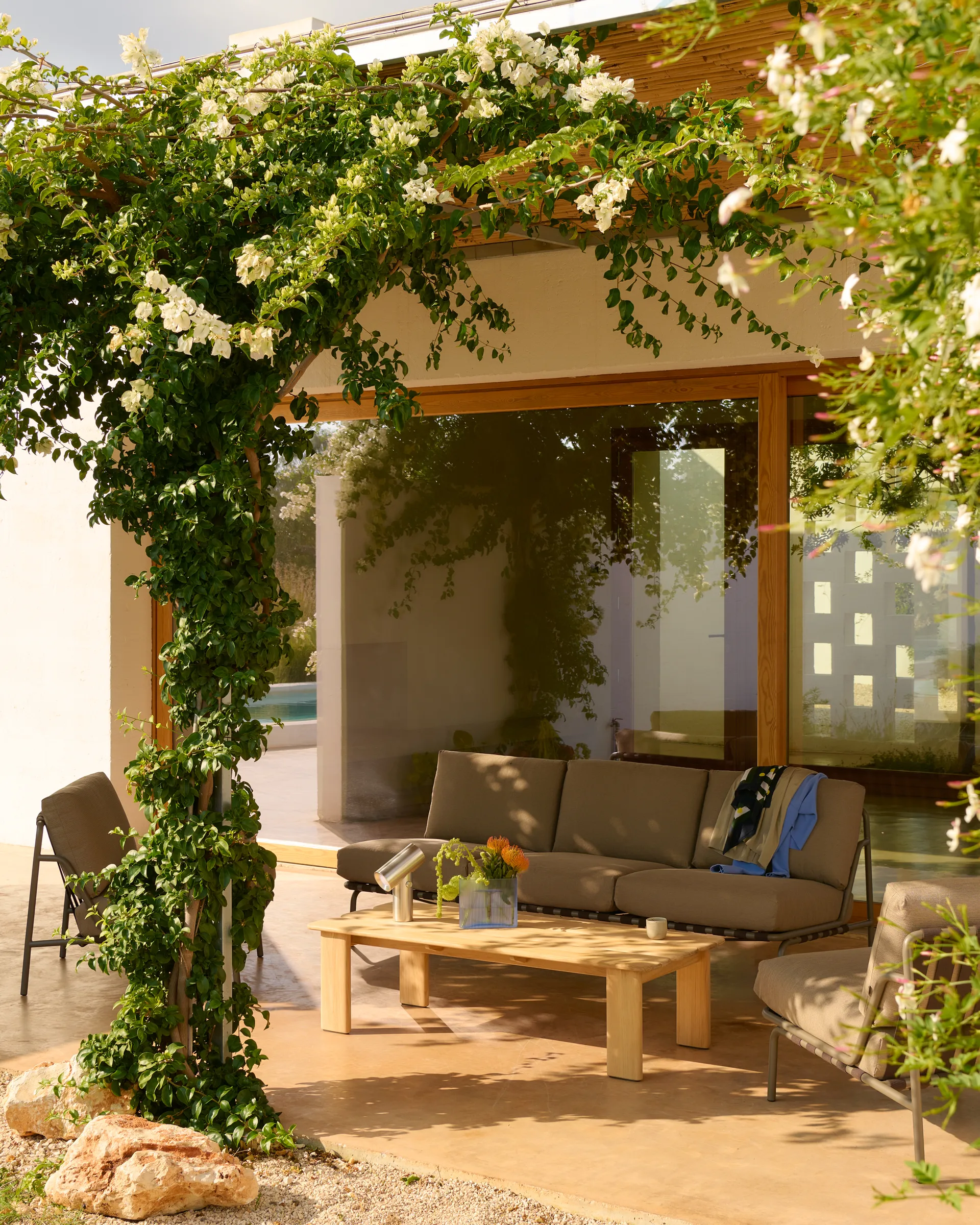 Table basse Assemble, Teck, 135x55 cm Muuto