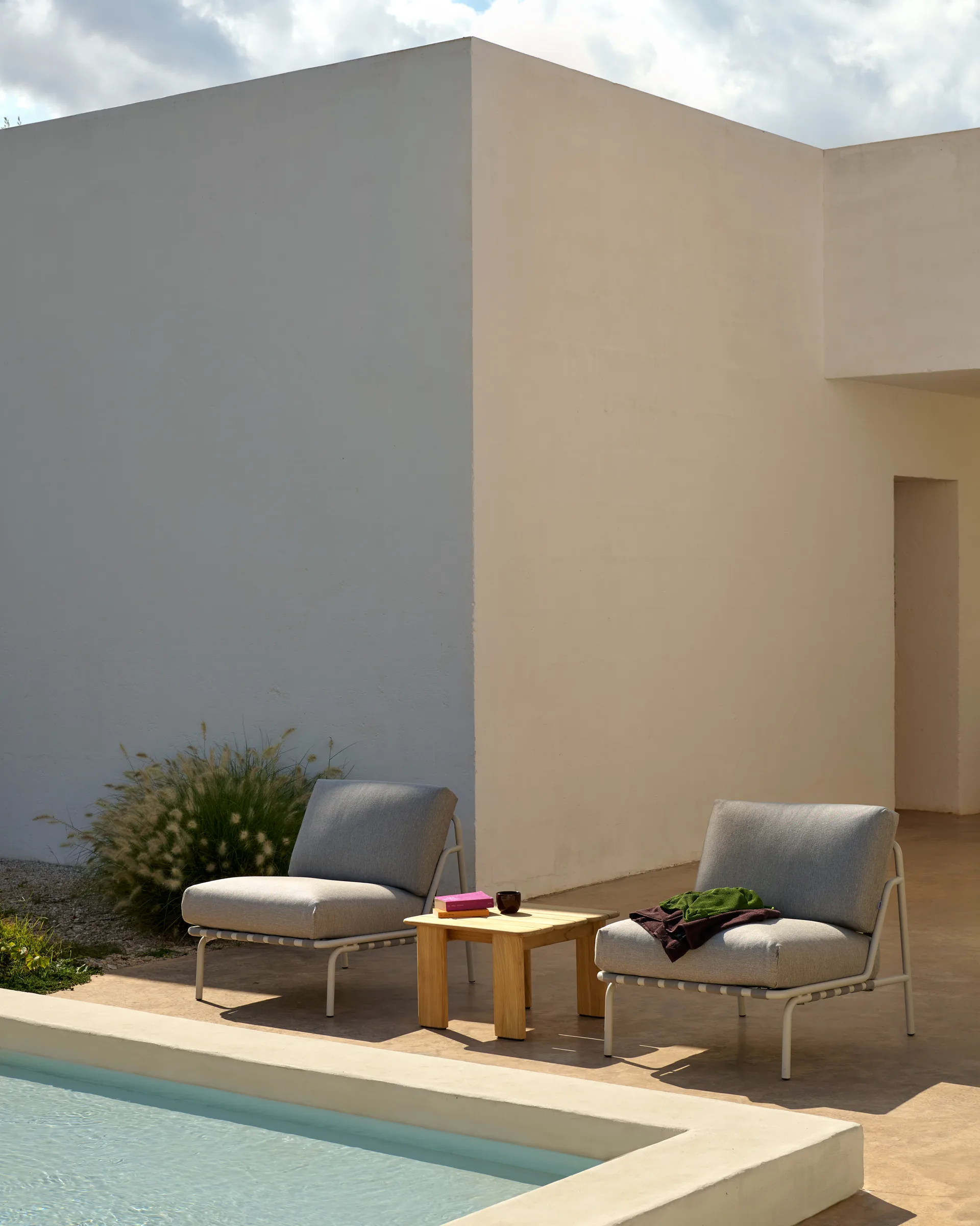 Table basse Assemble, Teck, 55x55 cm Muuto