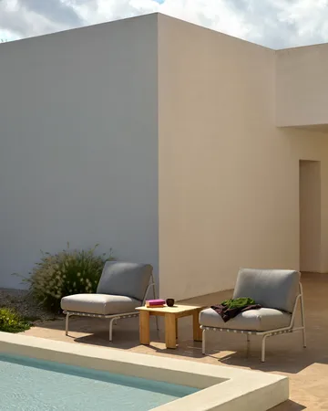 Table basse Assemble - Teck, 55x55 cm - Muuto