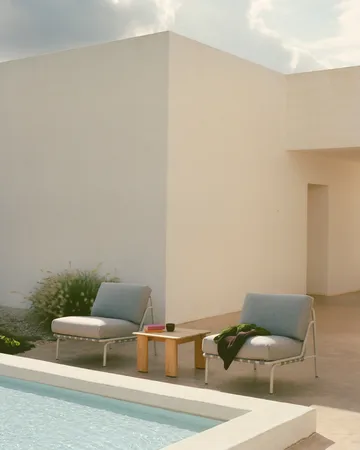 Table basse Assemble - Teck, 55x55 cm - Muuto