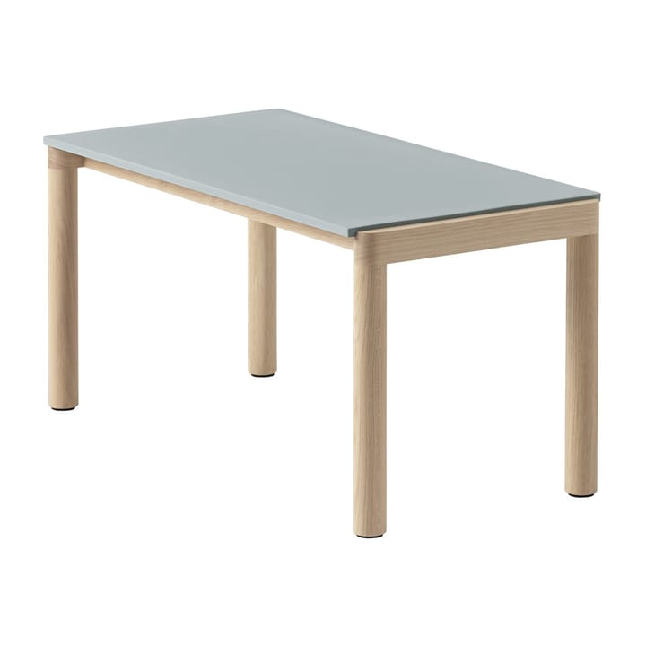 Table basse Couple 1 Plain 40x84x40 cm - Pale blue-oak - Muuto