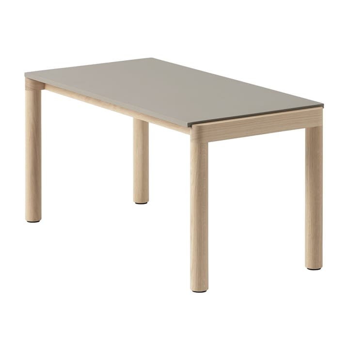 Table basse Couple 1 Plain 40x84x40 cm - Taupe-oak - Muuto