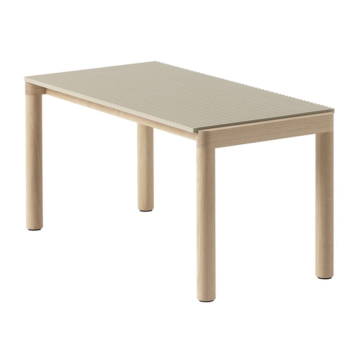 Table basse Couple 1 Wavy 40x84x40 cm - Sand-oak - Muuto